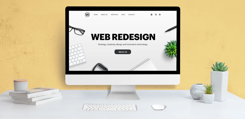 Website redesign services