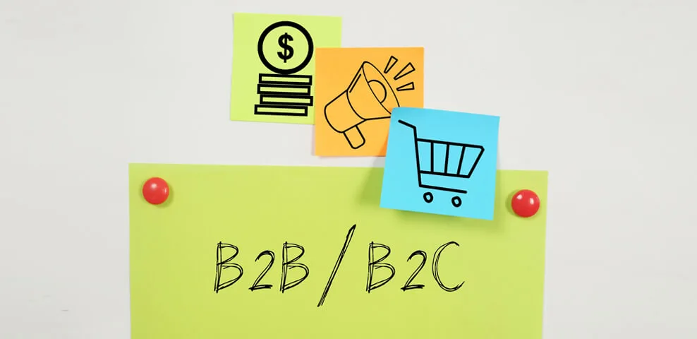 social media marketing for B2B and B2C